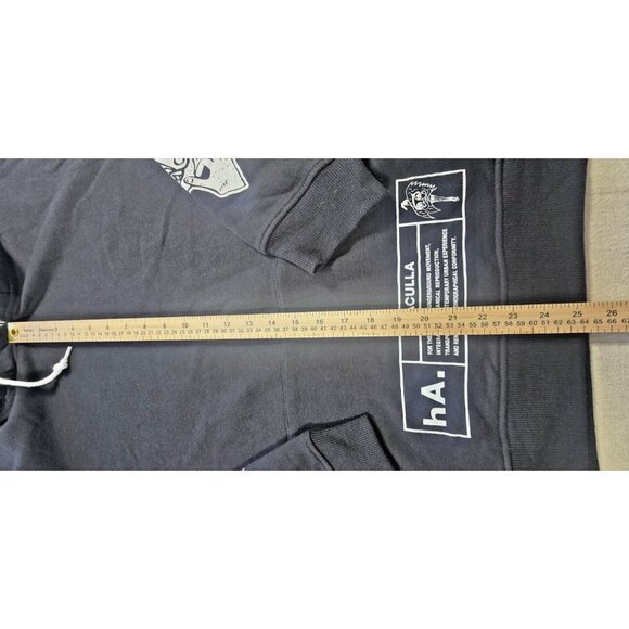 NWOT Haculla Hoodie Unisex 2XL Black Faces Graphic Pullover Streetwear RARE - Picture 6 of 16